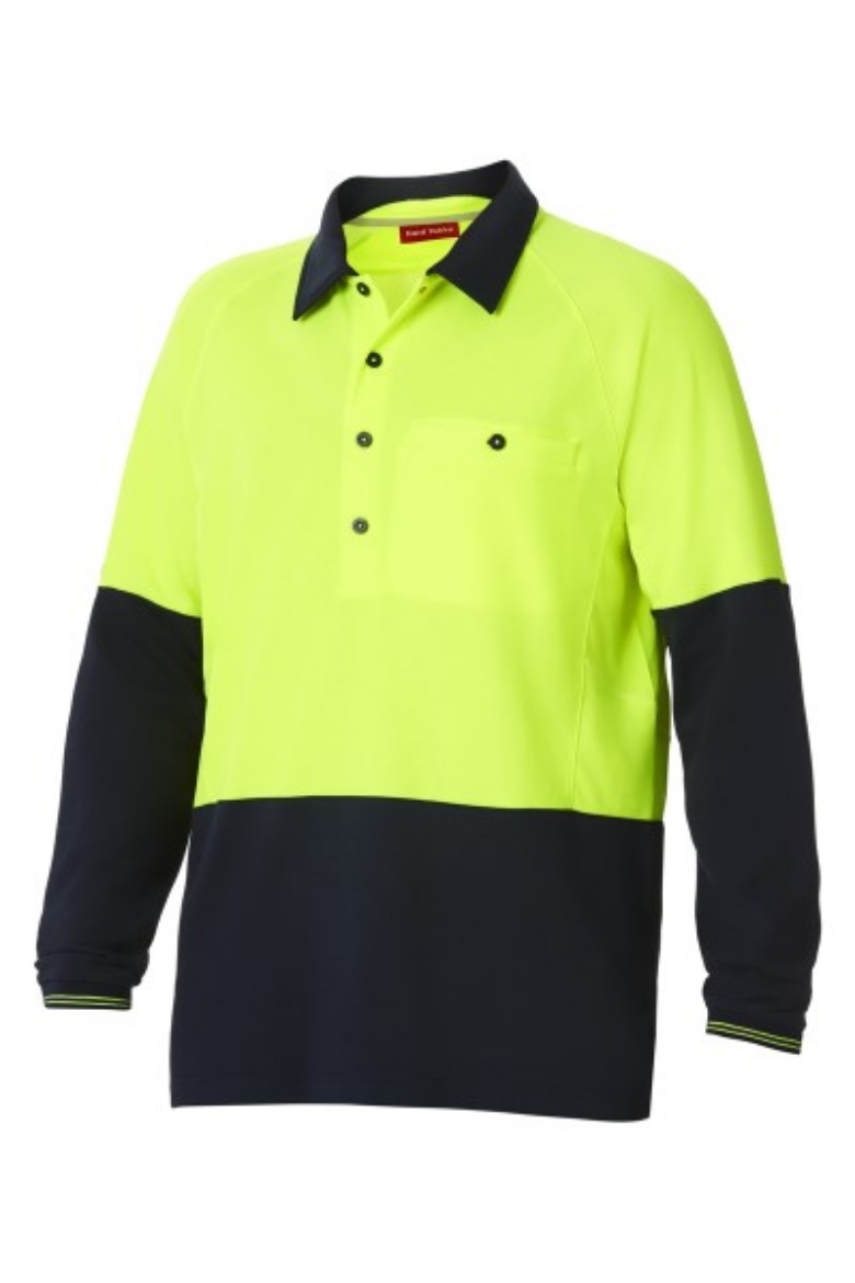Picture of Hard Yakka Koolgear Ventilated Polo Shirt Long Sleeve